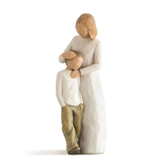 Statua Mamma e Figlio Willow Tree