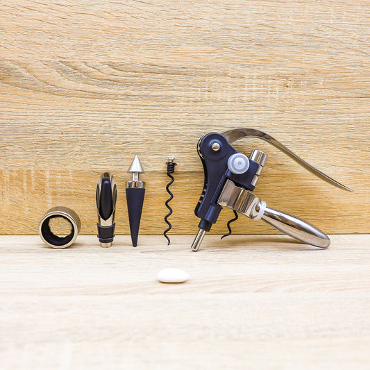 Set Vino 5 Pezzi Cavatappi Renoir