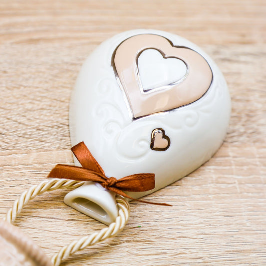 Mongolfiera con Cuore Tortora Pienne Design