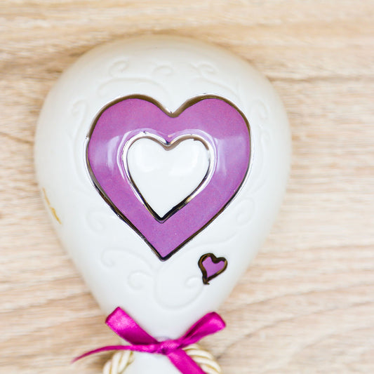 Mongolfiera con Cuore Glicine Pienne Design