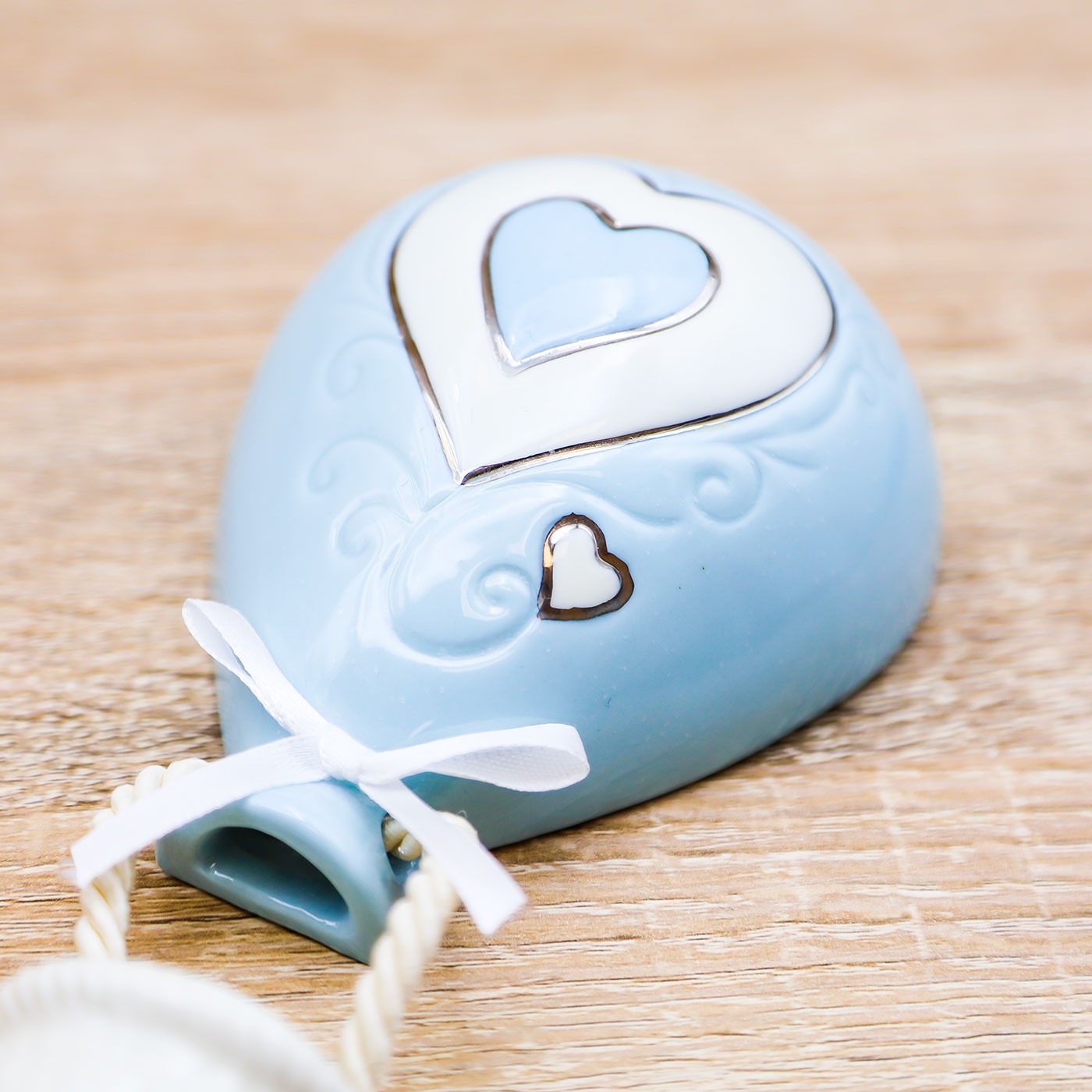 Mongolfiera Celeste con Cuore Pienne Design