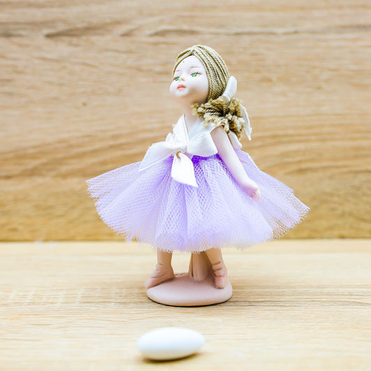 Ballerina con Abito Lilla Averla Bomboniere
