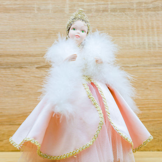 Bambola Dama con Piume Averla Bomboniere