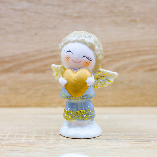 Angioletto Maschio con Cuore Oro Claraluna