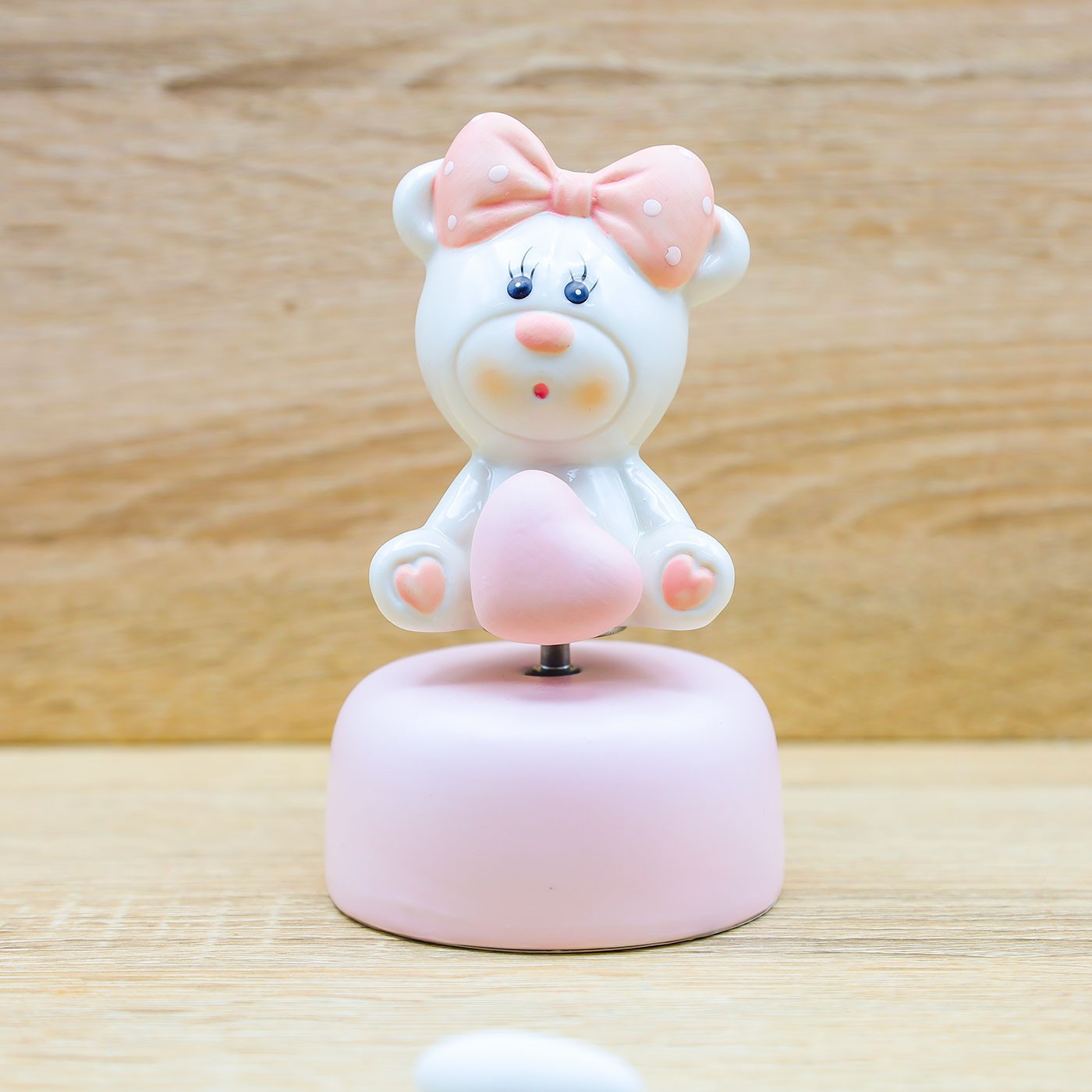 Carillon Orsetto Baby Rosa Claraluna