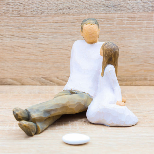 Statua Padre e Figlia Willow Tree