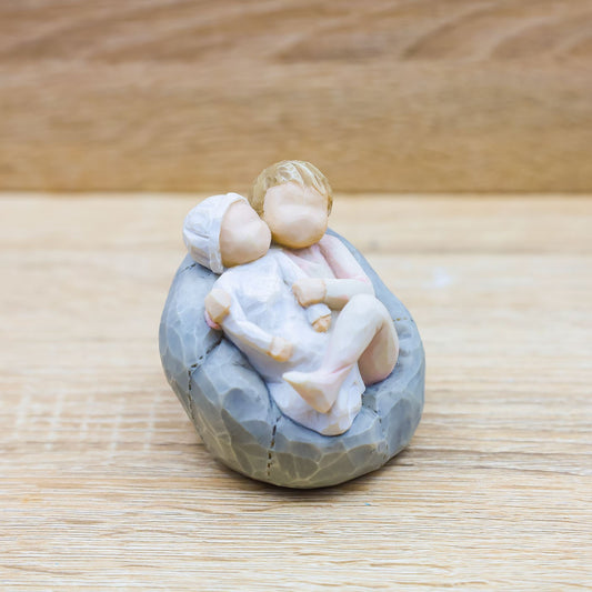 Statuina Neonato e Sorella Willow Tree