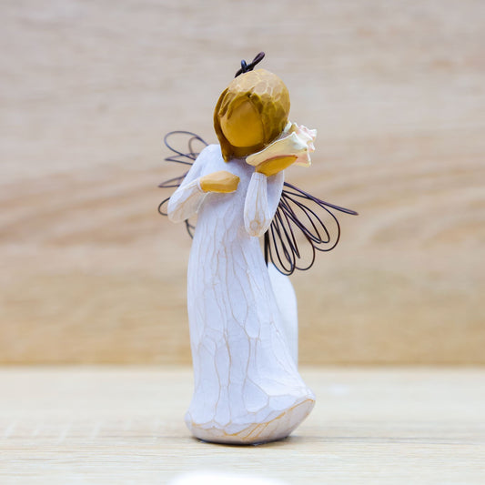 Angelo "Pensando a Te" Statuina da Appendere Willow Tree