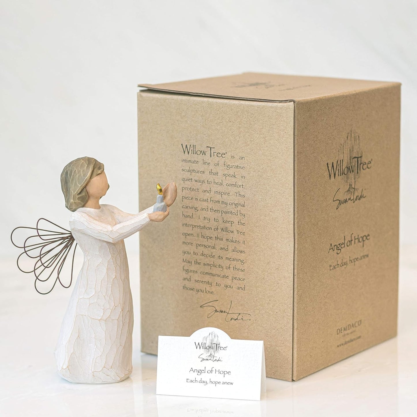 Statuina "Angelo della Speranza" Willow Tree