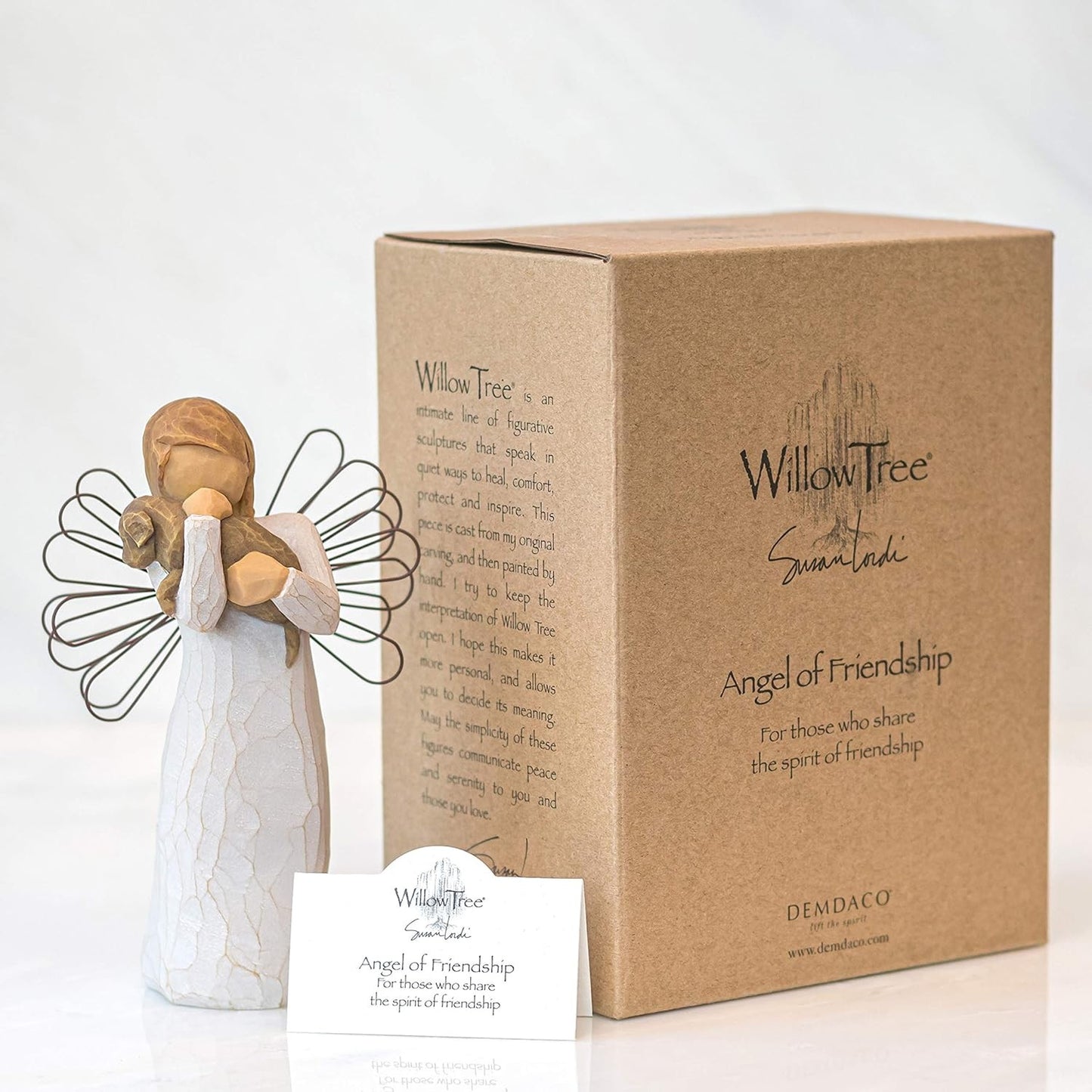 Statuina "Angelo dell'amicizia" Willow Tree