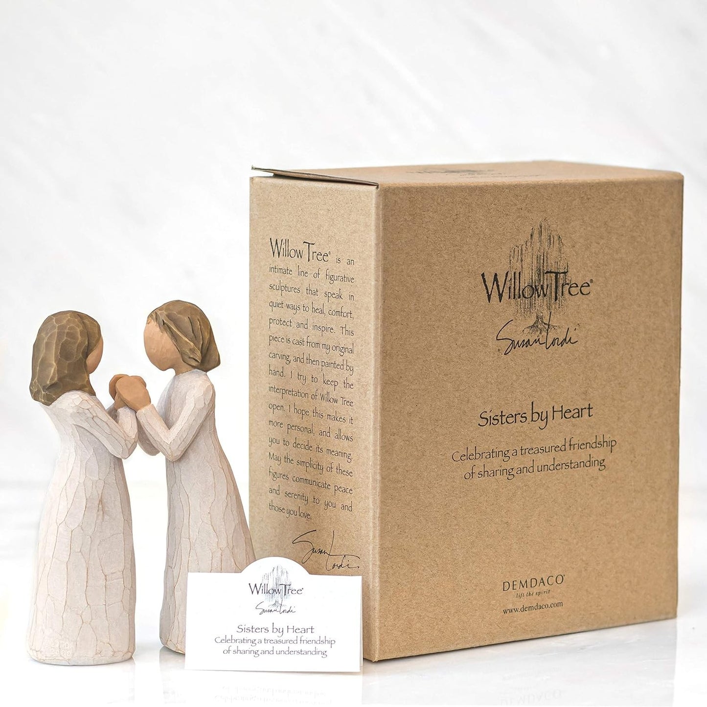 Statuina "Sorelle di Cuore" Willow Tree