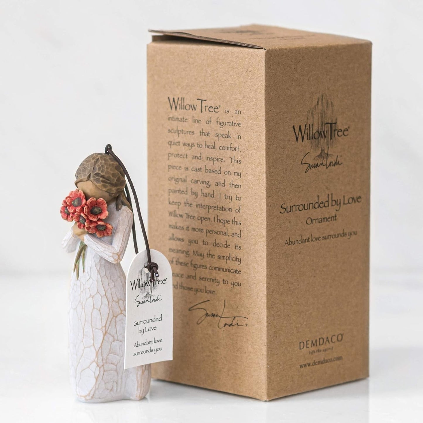 "Circondato da Amore" Statuetta da Appendere Willow Tree