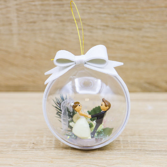 Palla di Natale con Sposi