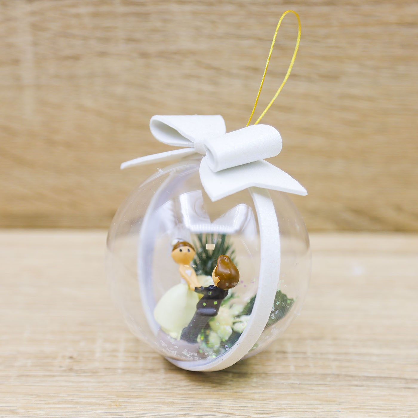 Palla di Natale con Sposi