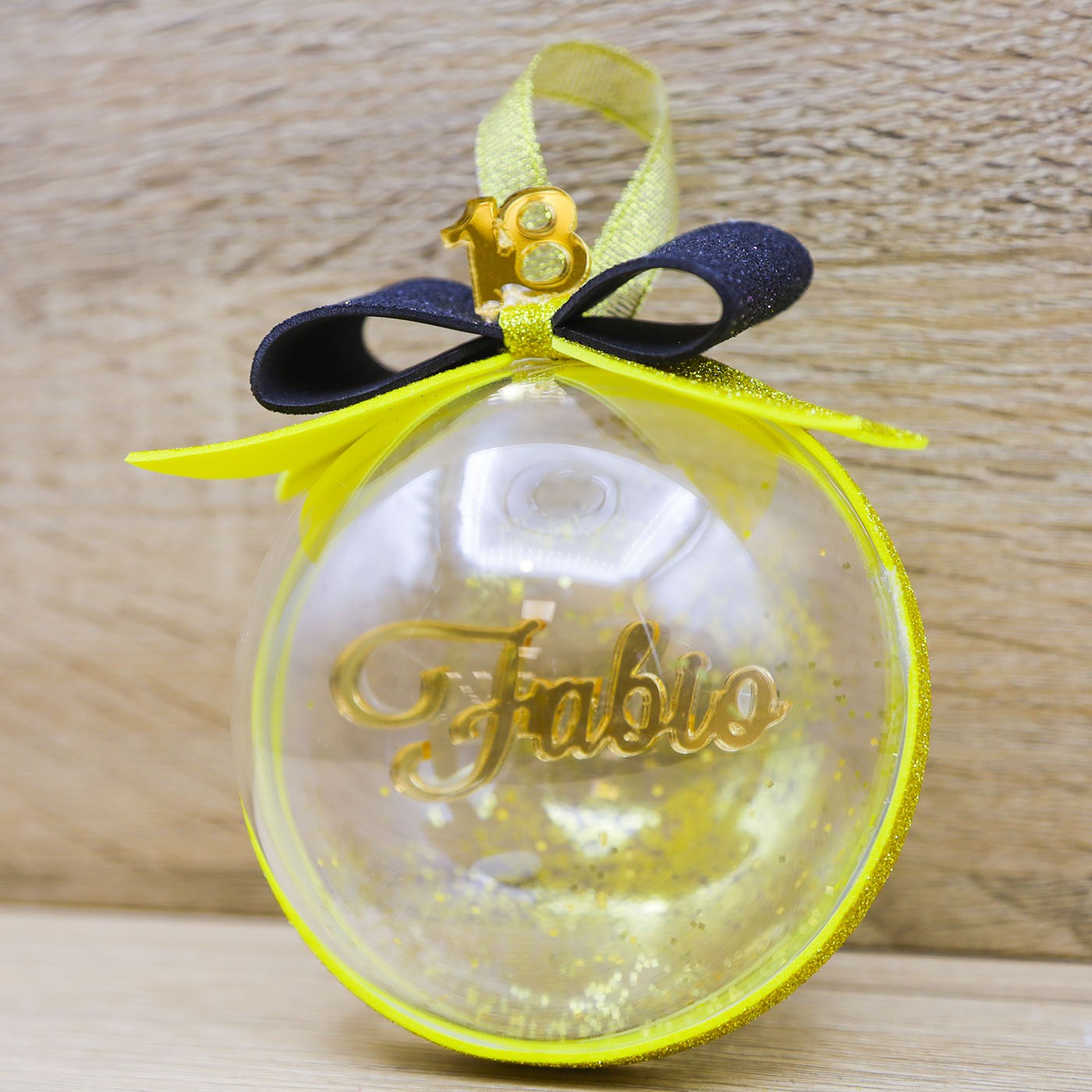 Palla di Natale con Nome Personalizzato