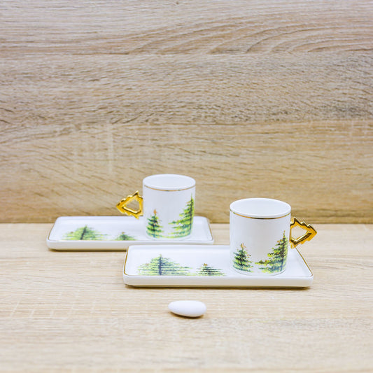 Tazzine con Pattino Natalizio Paben