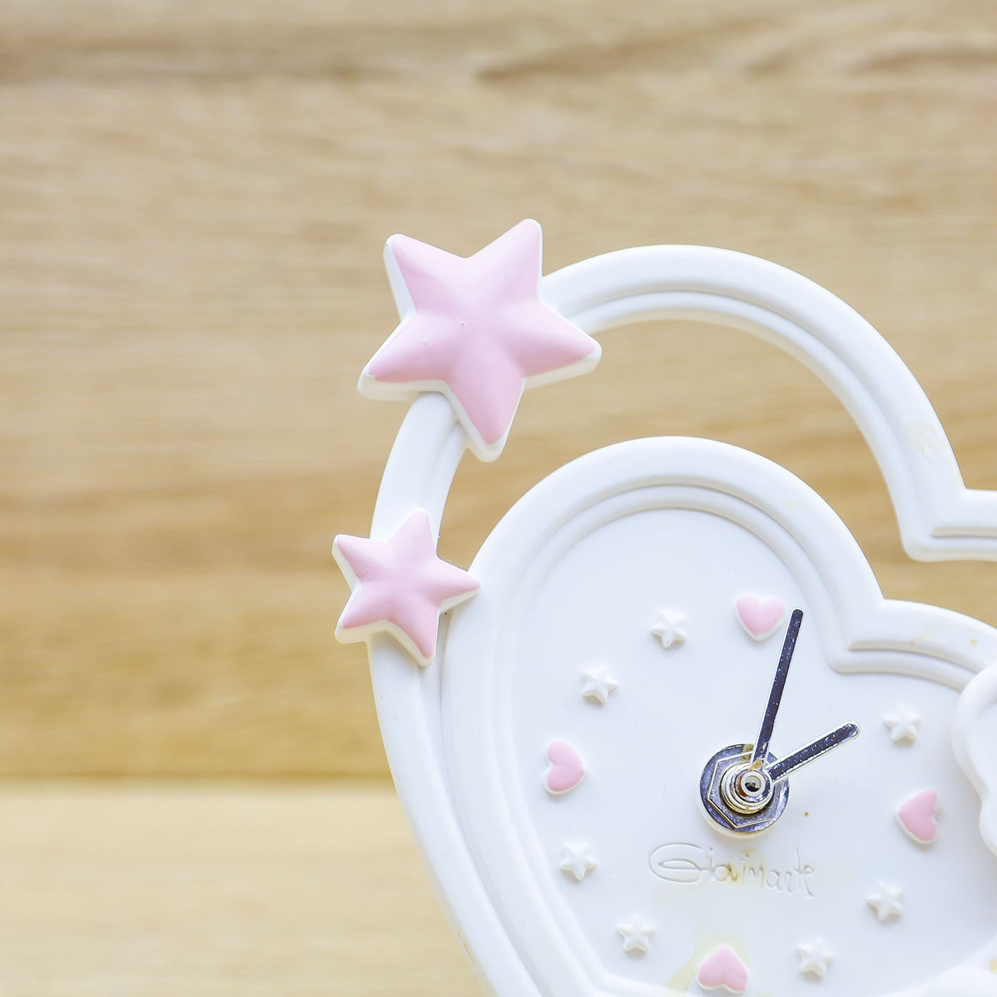 Orologio Cuore con Elefante Rosa Giovinarte