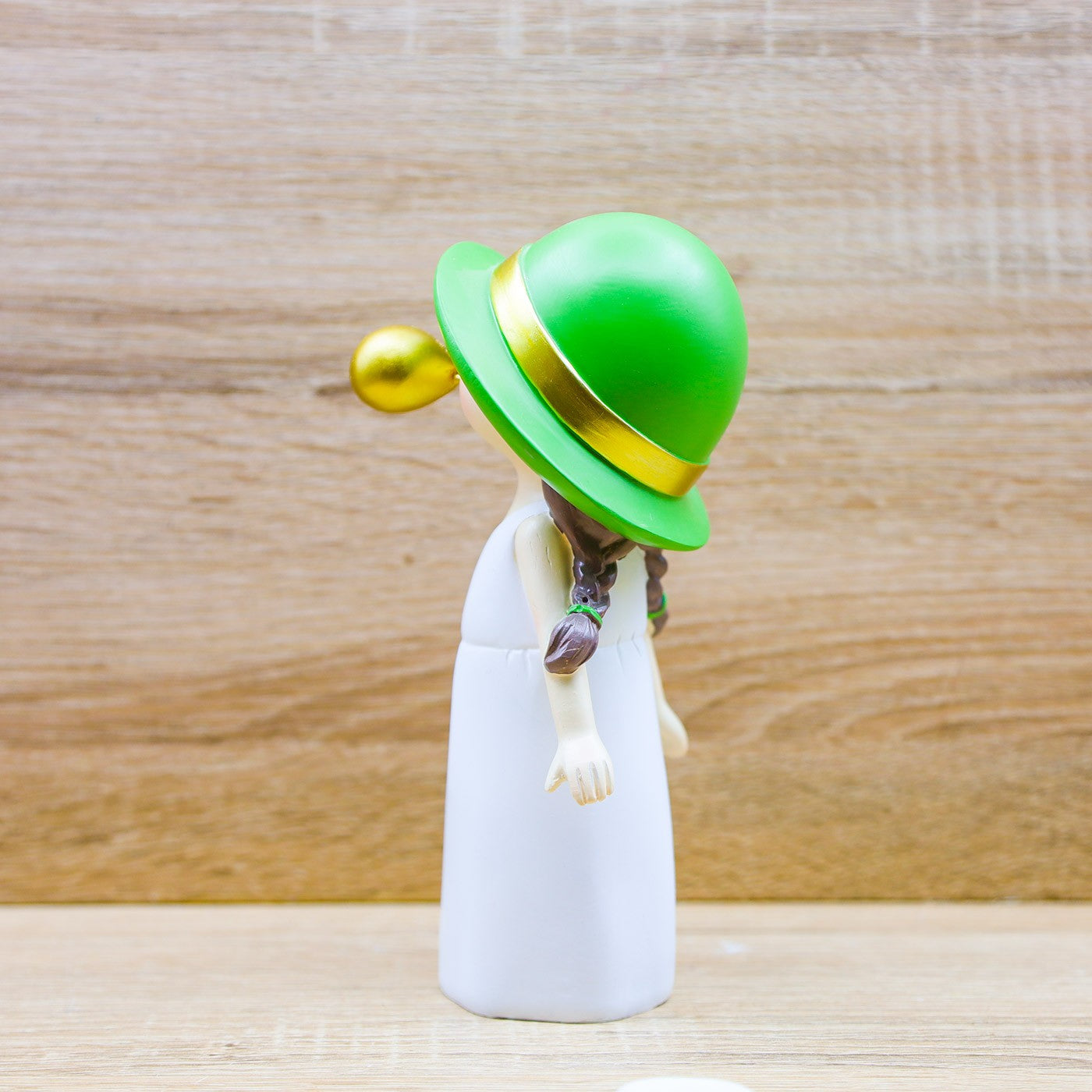 Bimba con Cappello Verde Cuore Matto