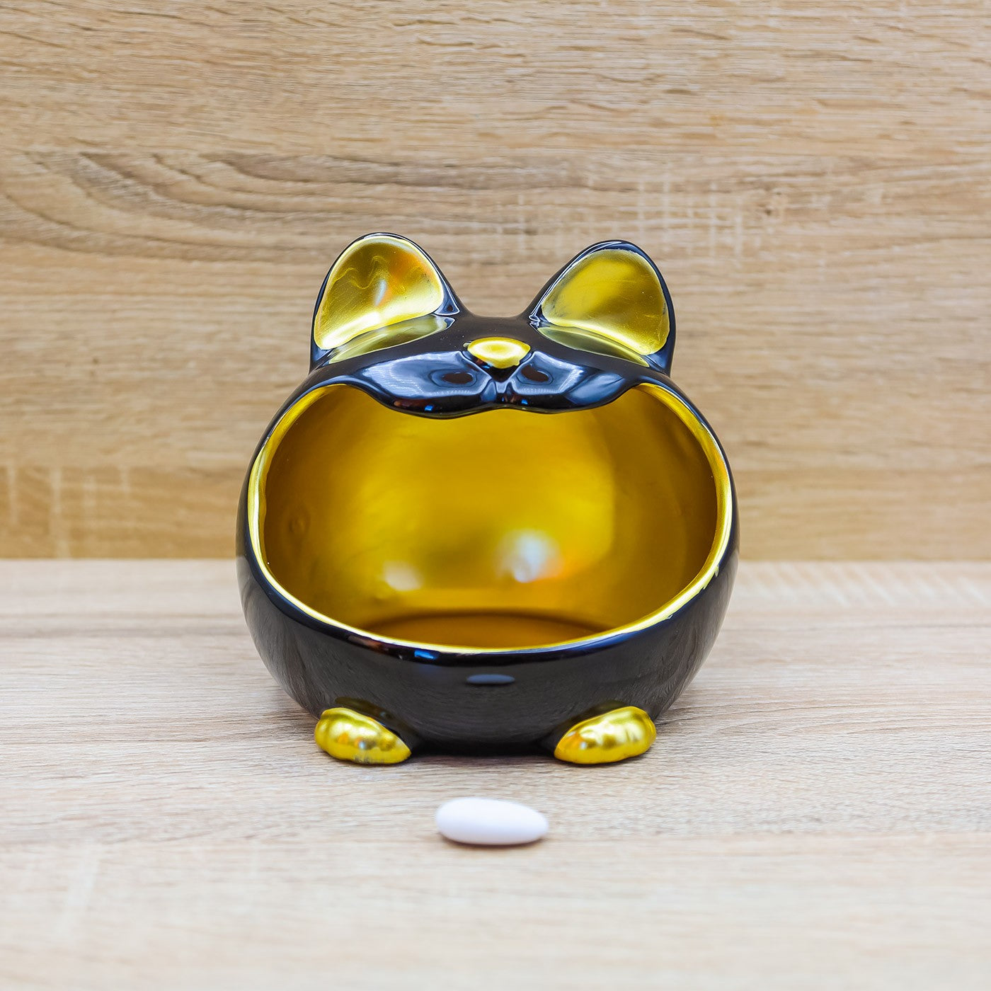 Gatto Nero Svuotatasche Grande Cuore Matto
