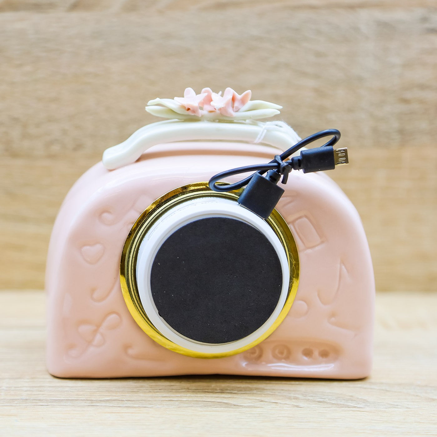 Radio Cassa Bluetooth Porcellana Rosa