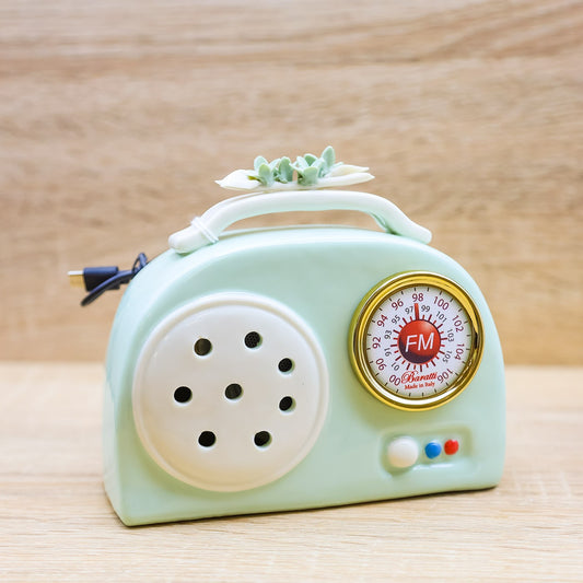 Radio Cassa Bluetooth Porcellana Tiffany