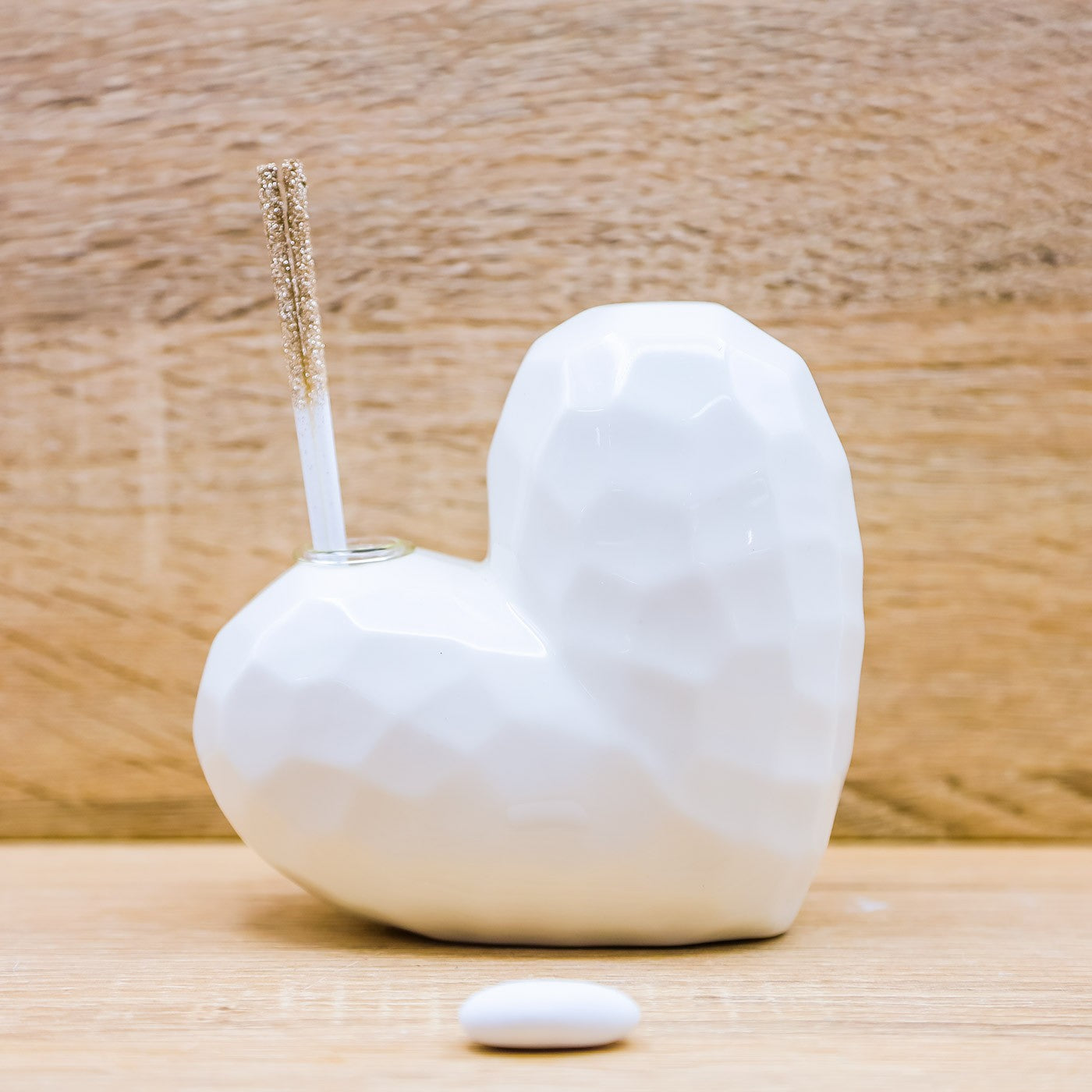 Profumatore Medio Cuore Bianco Claraluna