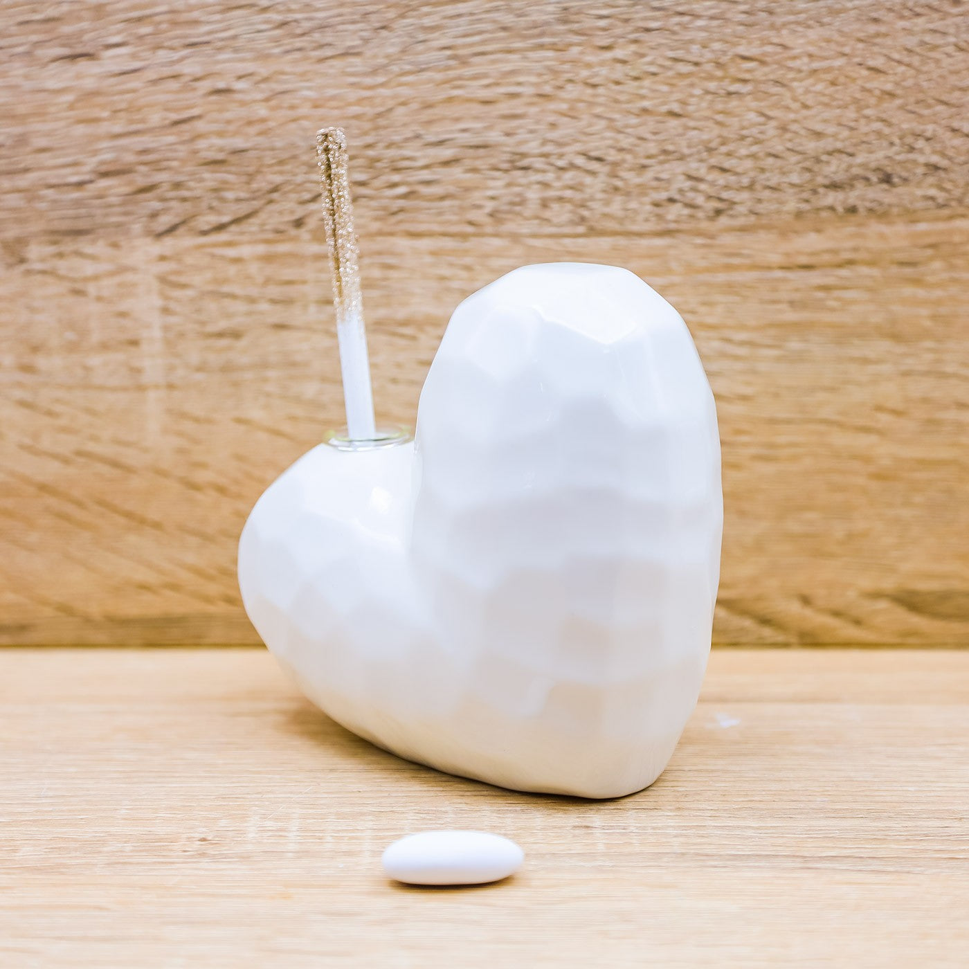 Profumatore Medio Cuore Bianco Claraluna