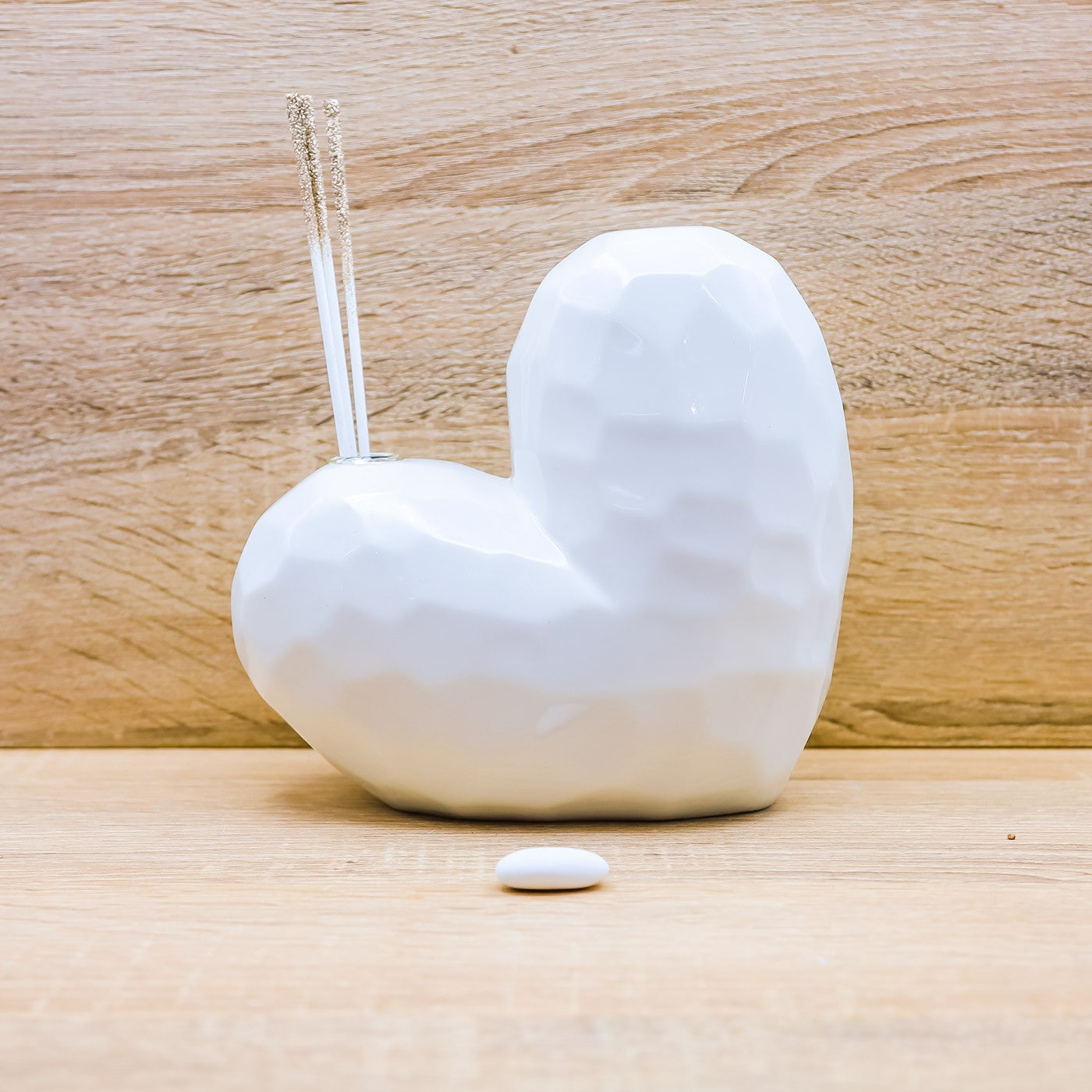 Profumatore Grande Cuore Bianco Claraluna