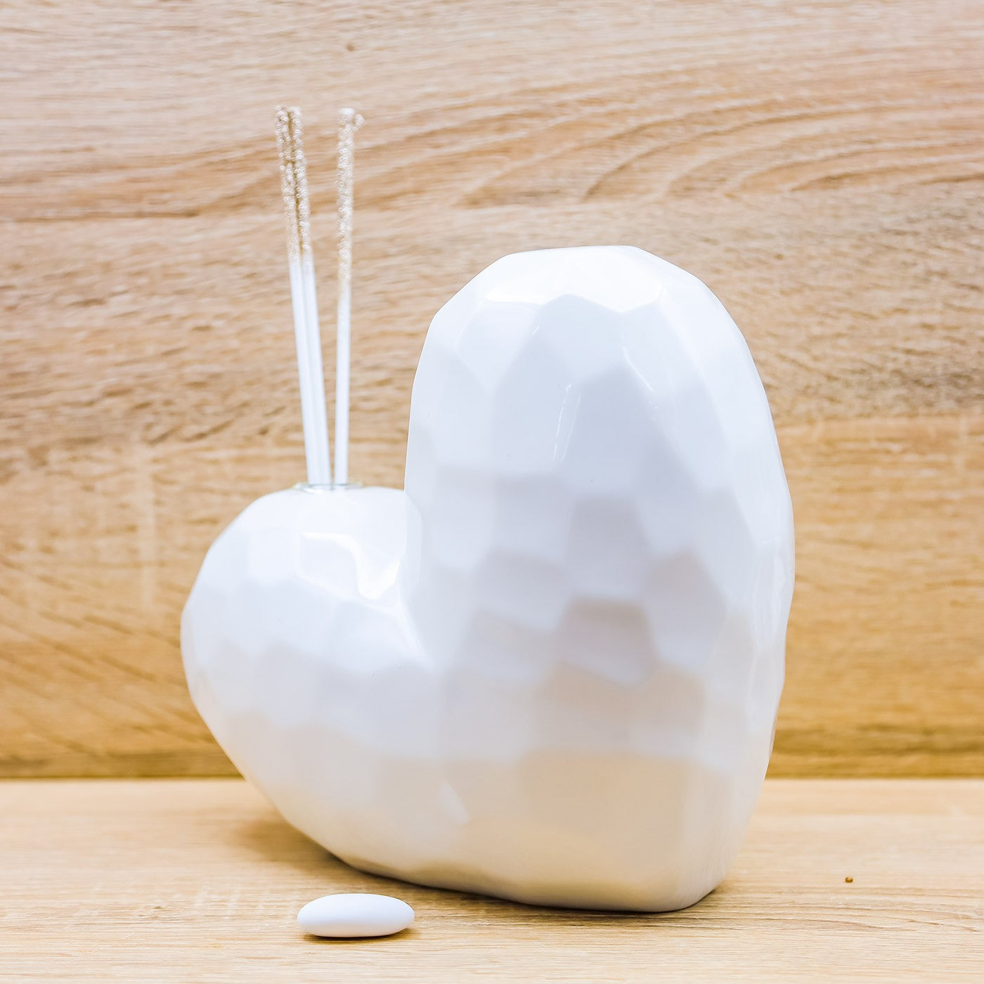 Profumatore Grande Cuore Bianco Claraluna