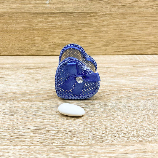 Portaconfetti Cuore Blu
