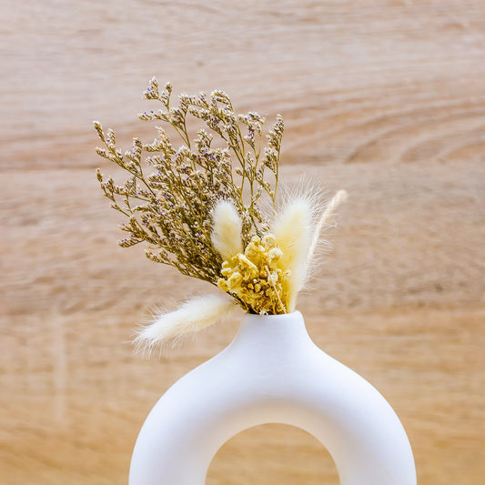 Vaso con Pampas Claraluna