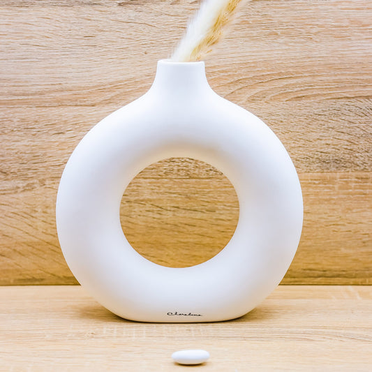 Vaso con Pampas Claraluna