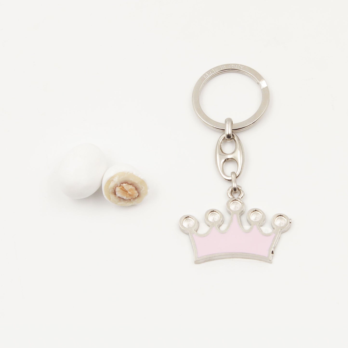 Portachiavi Corona Rosa