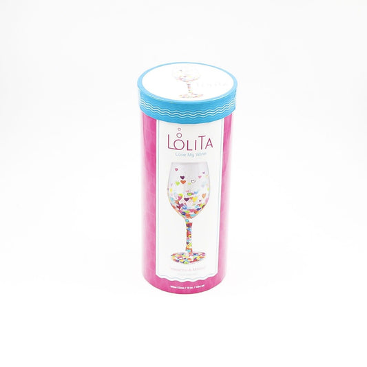 Bicchiere Vino Cuori Lolita