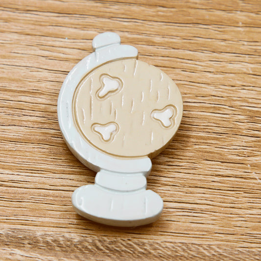 Magnete Mappamondo Cuoricini Celeste