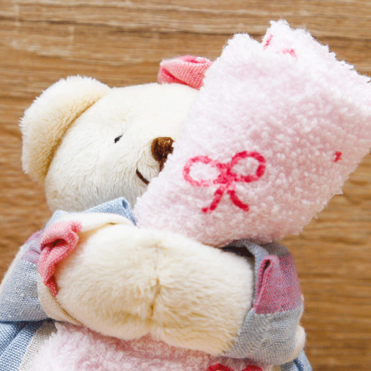 Sacchetto Orsetto Morbidoso Rosa