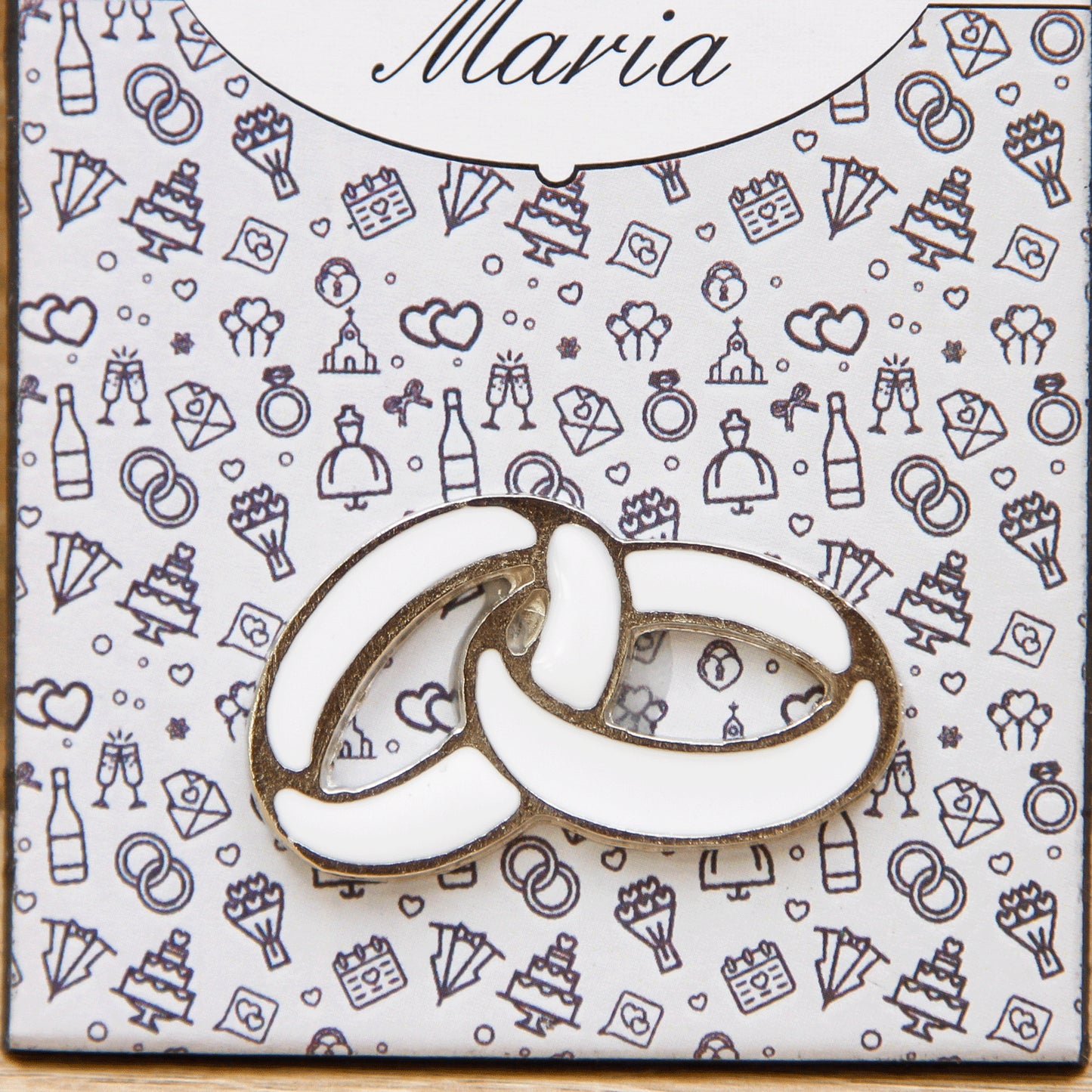 Magnete Fedi Personalizzato Linea Matrimonio