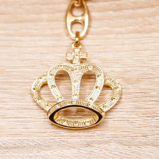 Portachiavi Corona Regina Dorata