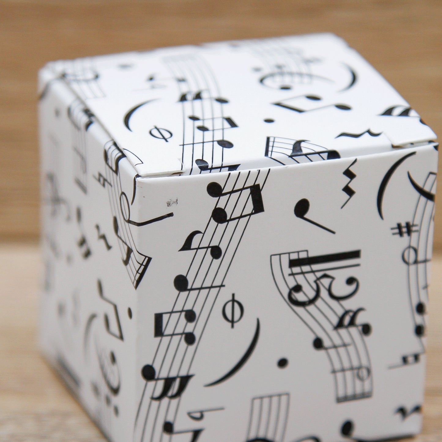 Scatolina Portaconfetti Piccola con Note Musicali