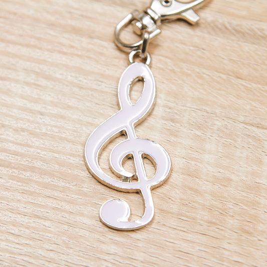 Moschettone Ciondolo Chiave di Violino Linea Musica