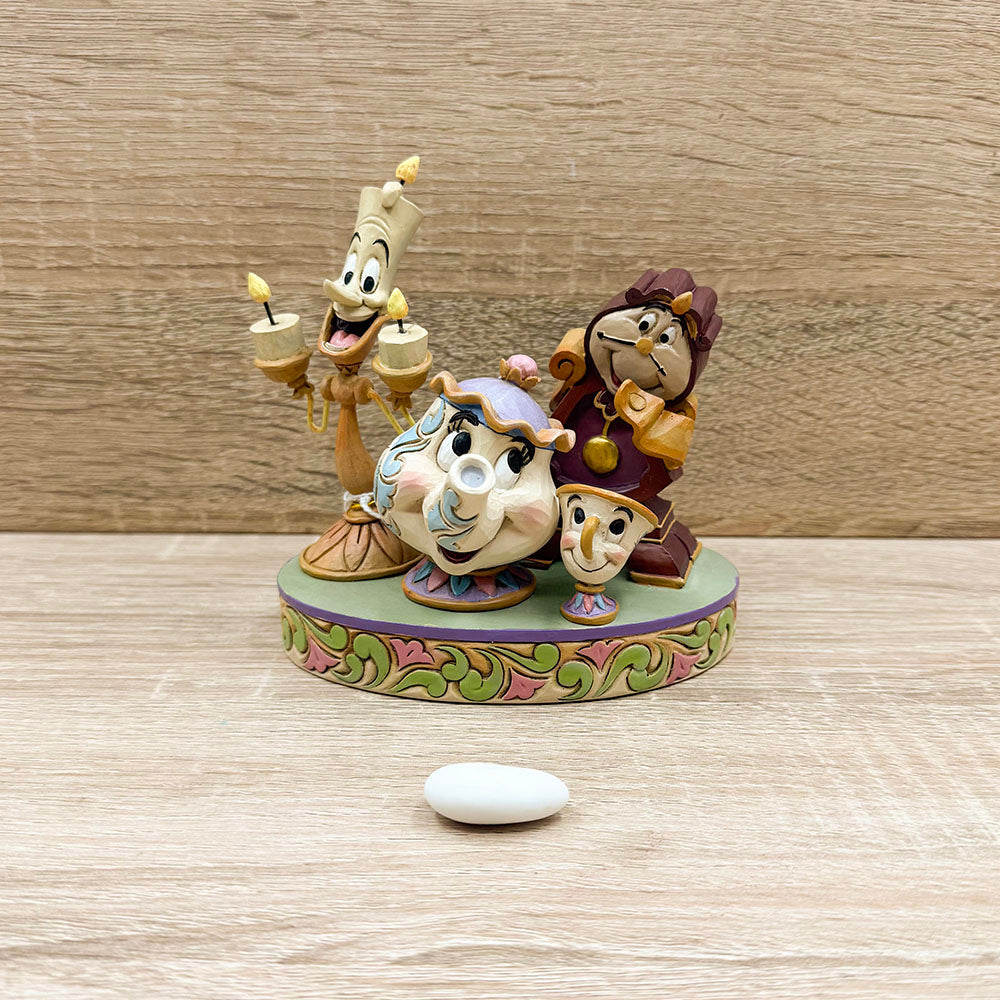 Lumière, Tockins, Mrs. Bric e il piccolo Chicco Disney Traditions