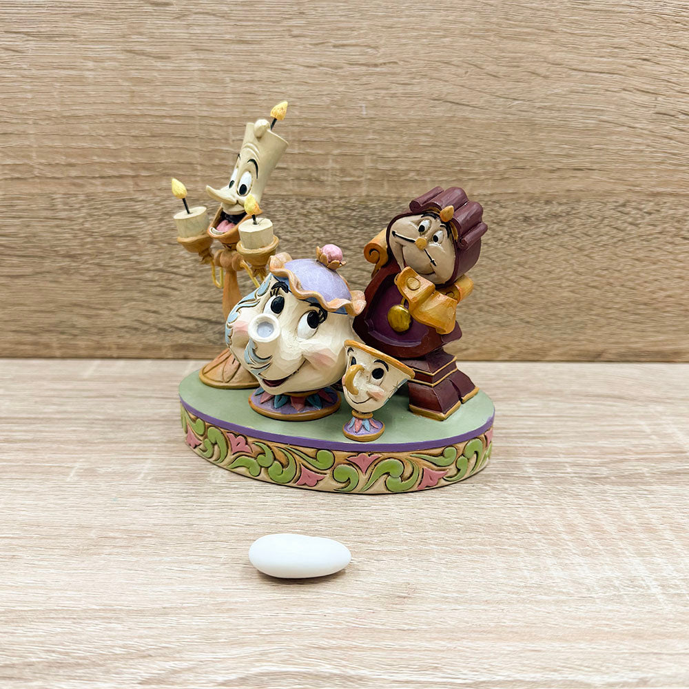 Lumière, Tockins, Mrs. Bric e il piccolo Chicco Disney Traditions