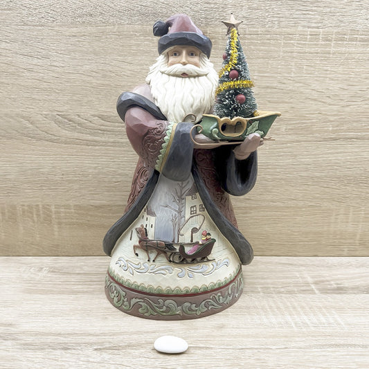 Babbo Natale con Albero e Slitta Enesco