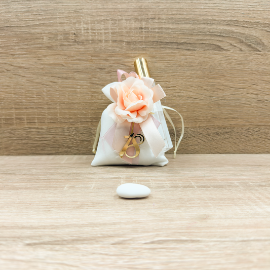 Sacchetto Con Fiore E Profumino Orchidea Bomboniere