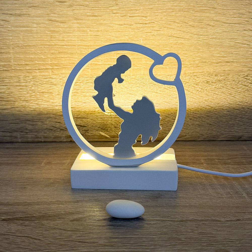 Lampada Led Mamma con Bimbo/a Giovinarte