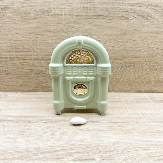 Jukebox Cassa Vintage Verde Salvia e Oro Baratti