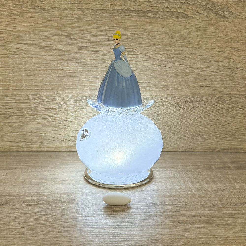 Lampada Led con Cenerentola Disney Orchidea Bomboniere