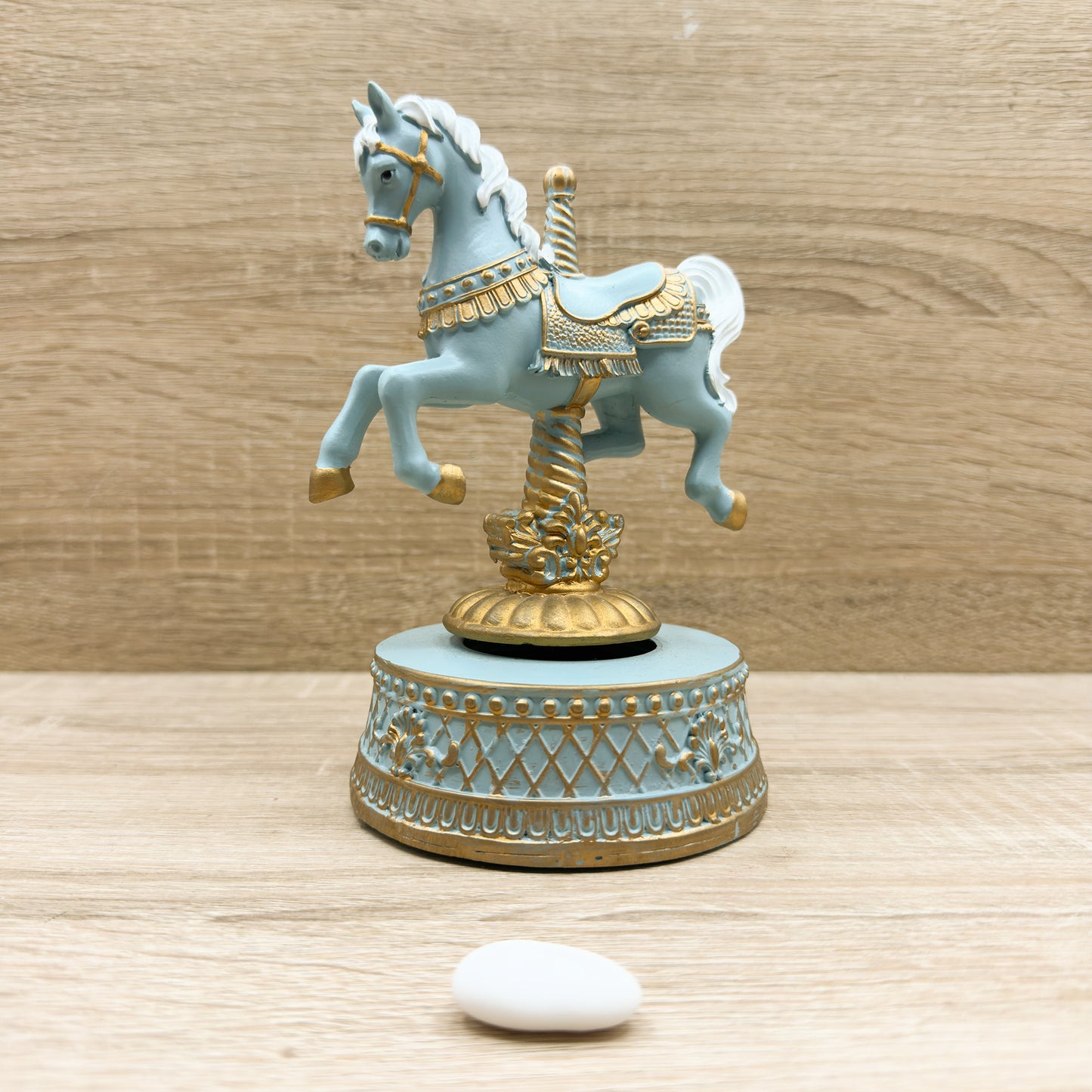 Carillon Cavallo Azzurro Mandorle by Paben