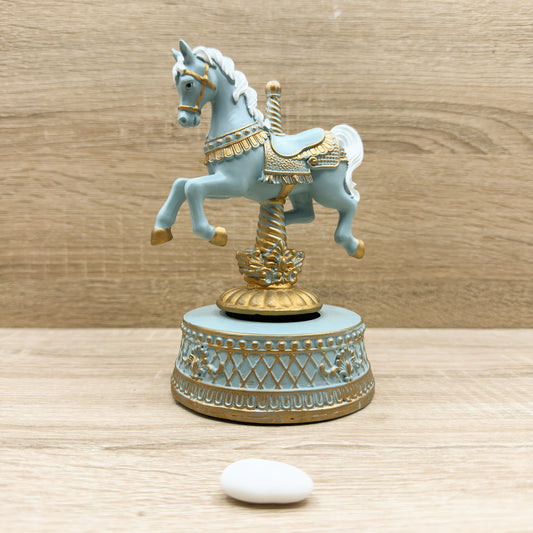 Carillon Cavallo Azzurro Mandorle by Paben