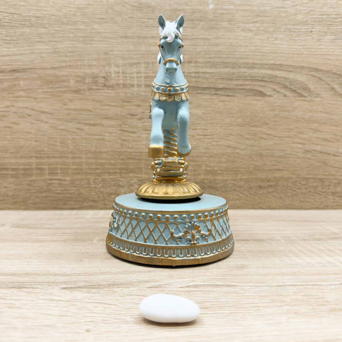 Carillon Cavallo Azzurro Mandorle by Paben